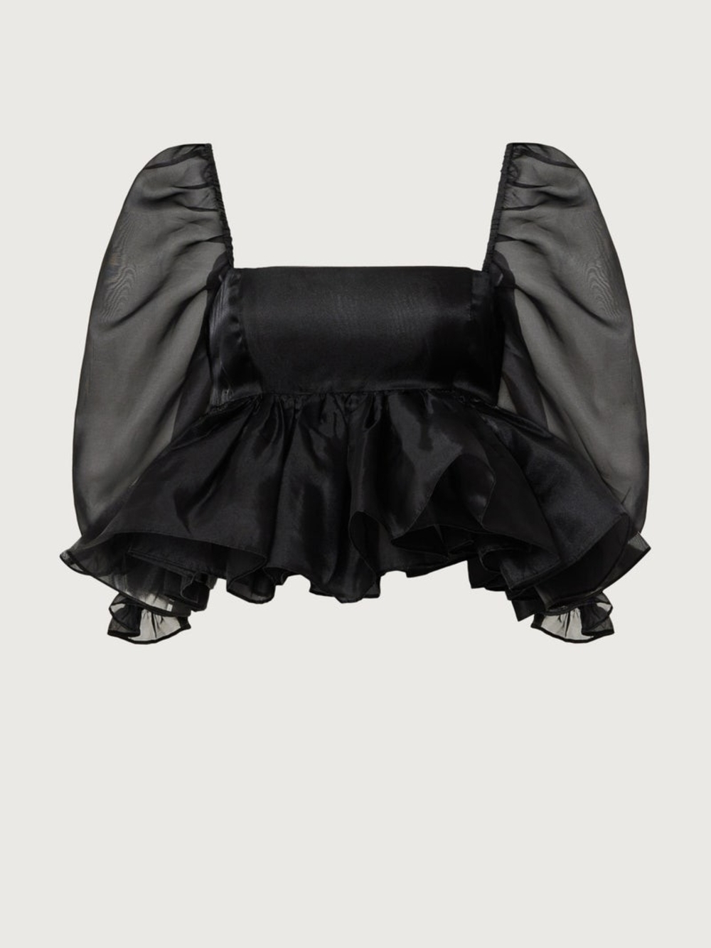 Selkie Bubble Top 2x Black